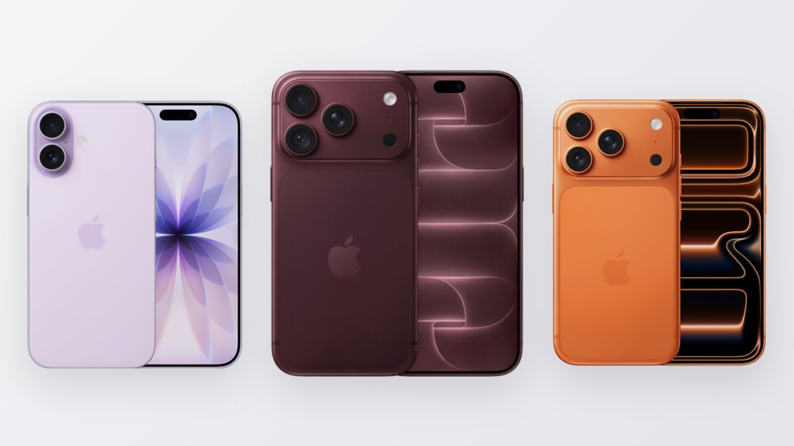 iPhone 17, iPhone 18 Pro ו-iPhone 17 Pro זה לצד זה