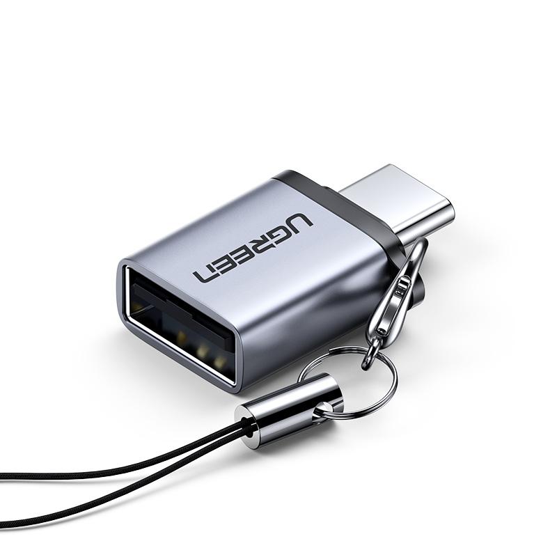 UGREEN Type C to USB 3.0 A Adapter Cable with Lanyar