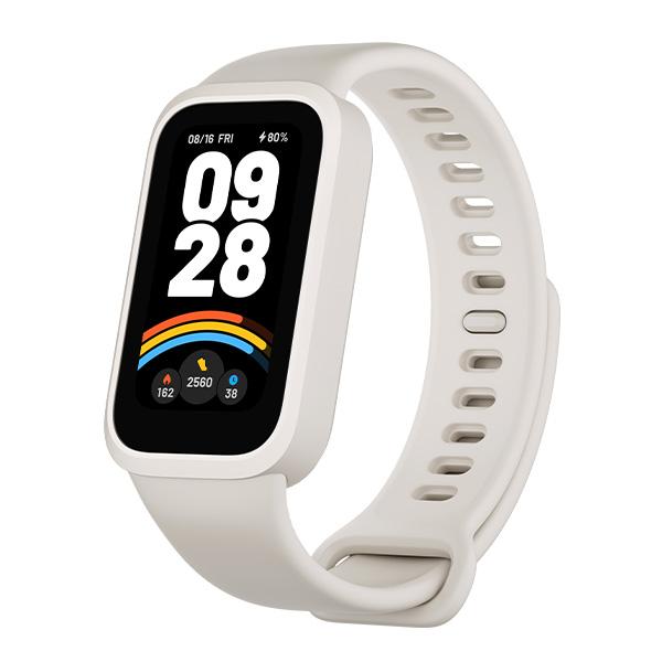 צמיד כושר חכם דור 9 דגם Xiaomi Smart Band 9 Active בצבע לבן