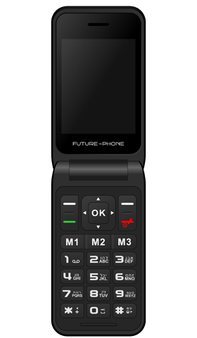 Future Flip Phone 4G - Black