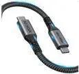 MOKiN כבל USB-C ל-USB-C 100W שזור, 1.2 מטר