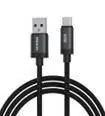 MOKiN כבל USB-A ל-USB-C 60W שזור, 1 מטר