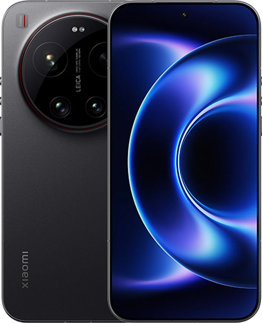 Xiaomi 17 Ultra 5G בצבע שחור — מבט קדמי ואחורי